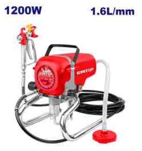 EMAY1A10, Airless paint sprayer - AC 220-240V, 1200W Pneumatic Professional Tool with Multiple Connector Options